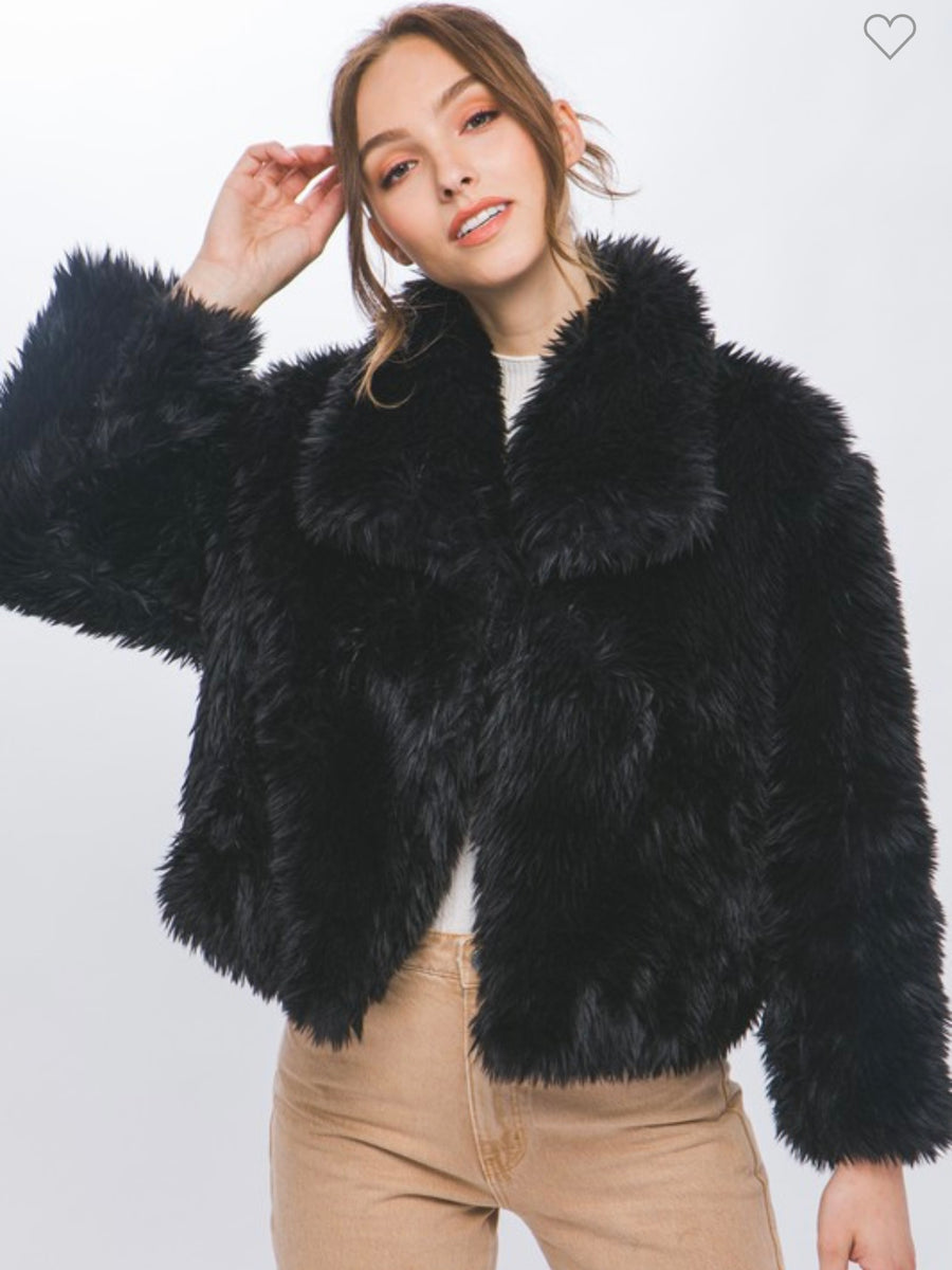 A Bit Boujee Coat: Black – Haute as Ice