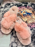 Snooze Slippers: Salmon Pink Mix