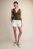 Totally Tailored Shorts: Ivory