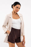 Blazin Baddie Blazer: Cream
