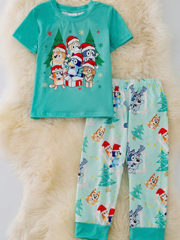 B!uey & Friends Christmas PJ Set