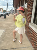 Feel Free Open Back Top: Lime