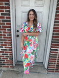 Bold Blooms Dress: Multi