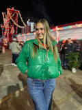 Case Of The Winter Puffs Jacket: Green