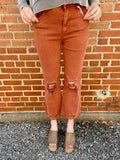 Down with Distressed Denim: Rust