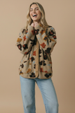 Flower Hour Jacket: Taupe Mix