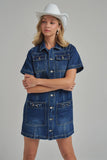 Equestrian Era Dress: Dark Wash