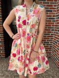 Blush & Bloom Dress: Pink Multi