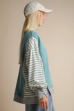 Loom and Lined Pullover: Mint