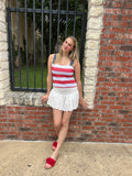 All-American Stars and Stripes Tank Top: Red