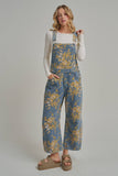 Blue Jean Bouquet Overalls: Lightwash