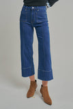 Everly Pocket Denim: Medium Wash