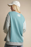 Loom and Lined Pullover: Mint