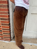 Retro Routine Corduroy Pants: Chocolate Brown