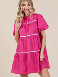 Steal Your Love Dress: Fuchsia