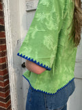 What A Lucky Life Top: Green