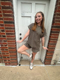 Changing Seasons Striped Set: Olive/ Pink