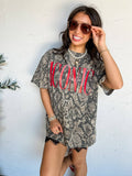 Iconic Vintage Rattlesnake Tee: Large