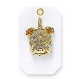 Bulldog Pendant: Gold