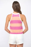 Palm Springs Top: Pink/Orange