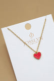 Lover Girl Necklace: Red