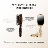 Mini Boar Brush: Tan