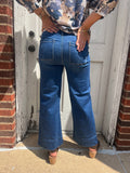Taylor Straight Leg Denim Jeans: Dark Wash