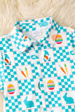 Easter Check Set: Bright Blue