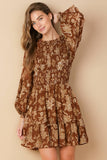 Give Thanks Dress: Brown