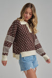 Mixed Signals Top : Chocolate