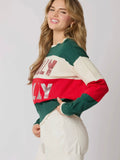 Holly Jolly Sweater: Red Mix