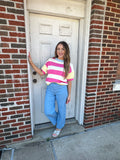 Feeling Good Top: Fuchsia Mix