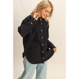 Keep It Classic Cord Jacket: Black