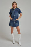 Equestrian Era Dress: Dark Wash