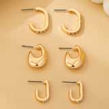 Cabana Cutie Trio Earrings: Gold