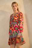 Petal Parade Dress: Multi-Color