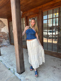 Beachy Boho Skirt: Ivory