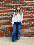 Heirloom Lace Top: Cream