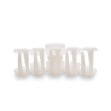 Coconut White Classic Hair Clip: Large