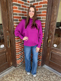 Plainly Perfect Sweater: Plum