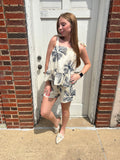Coastal Couture Shorts: Cream/Navy
