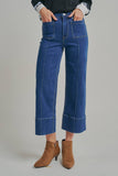 Everly Pocket Denim: Medium Wash