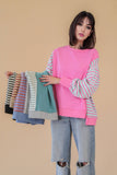 Loom and Lined Pullover: Mint