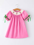 Sugarplum Berry Dress: Pink