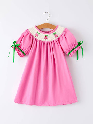 Sugarplum Berry Dress: Pink