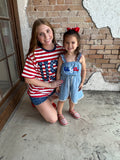 USA Party Tee: Red