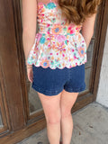 Sailor Skort: Medium Indigo