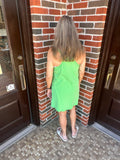 CloudSoft Pima Sport Dress: Green Pop