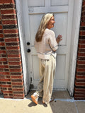 Bottom Line Top: Khaki