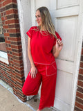 Weekend Win Lounge Set: Red